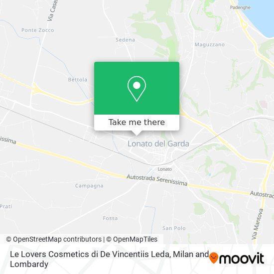 Le Lovers Cosmetics di De Vincentiis Leda map