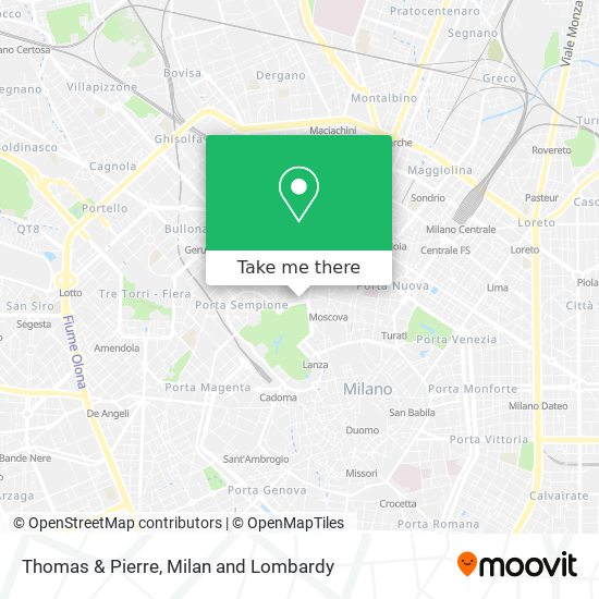 Thomas & Pierre map