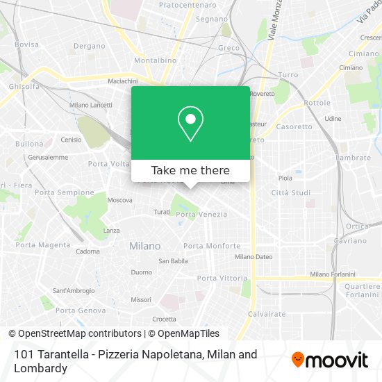 101 Tarantella - Pizzeria Napoletana map