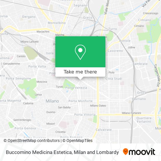 Buccomino Medicina Estetica map