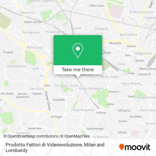 Prodotto Fattori di Videoevoluzione map