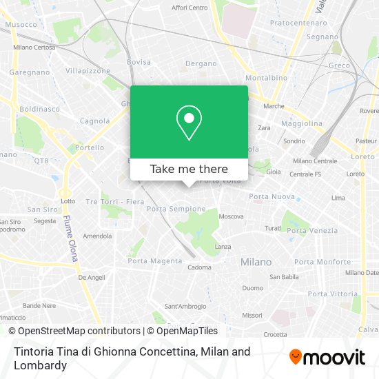 Tintoria Tina di Ghionna Concettina map