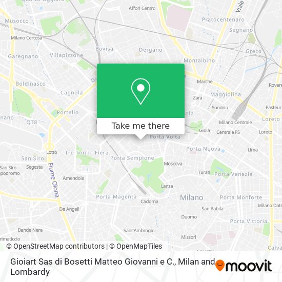 Gioiart Sas di Bosetti Matteo Giovanni e C. map