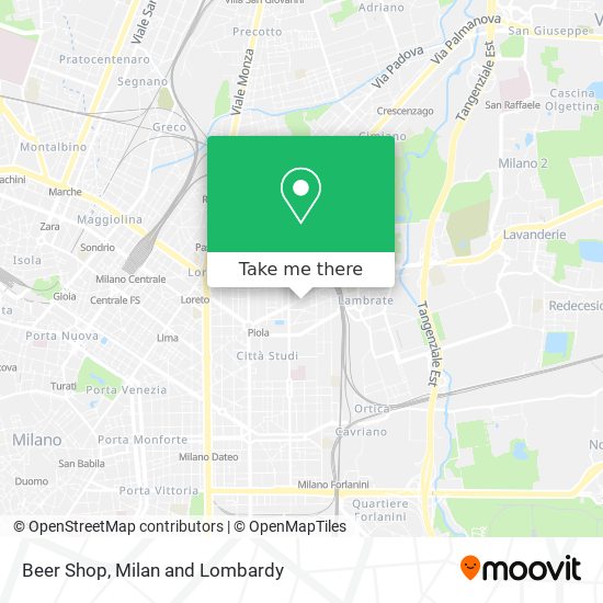 Beer Shop map