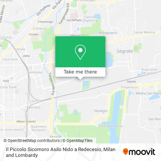 Il Piccolo Sicomoro Asilo Nido a Redecesio map