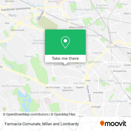 Farmacia Comunale map