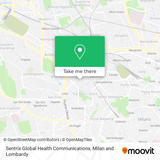 Sentrix Global Health Communications map