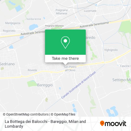 La Bottega dei Balocchi - Bareggio map