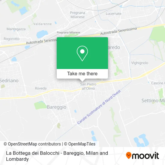 La Bottega dei Balocchi - Bareggio map