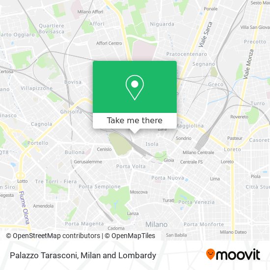 Palazzo Tarasconi map