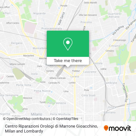 Centro Riparazioni Orologi di Marrone Gioacchino map