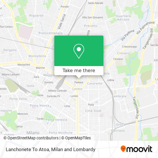 Lanchonete To Atoa map