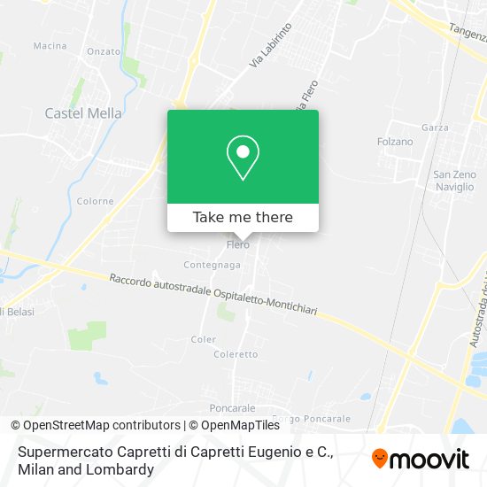 Supermercato Capretti di Capretti Eugenio e C. map