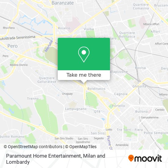 Paramount Home Entertainment map