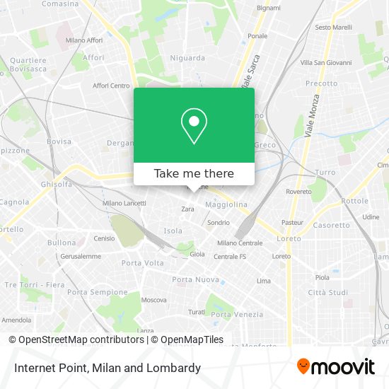 Internet Point map