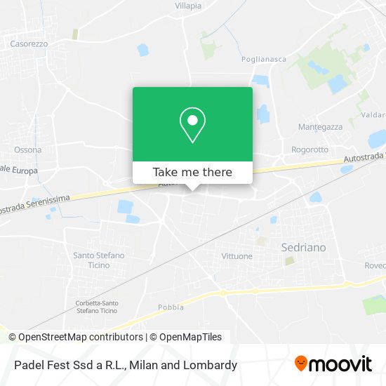 Padel Fest Ssd a R.L. map