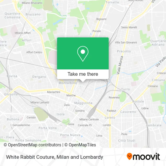 White Rabbit Couture map