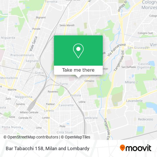 Bar Tabacchi 158 map