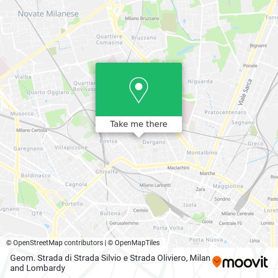 Geom. Strada di Strada Silvio e Strada Oliviero map