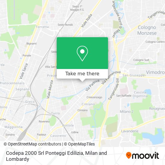 Codepa 2000 Srl Ponteggi Edilizia map