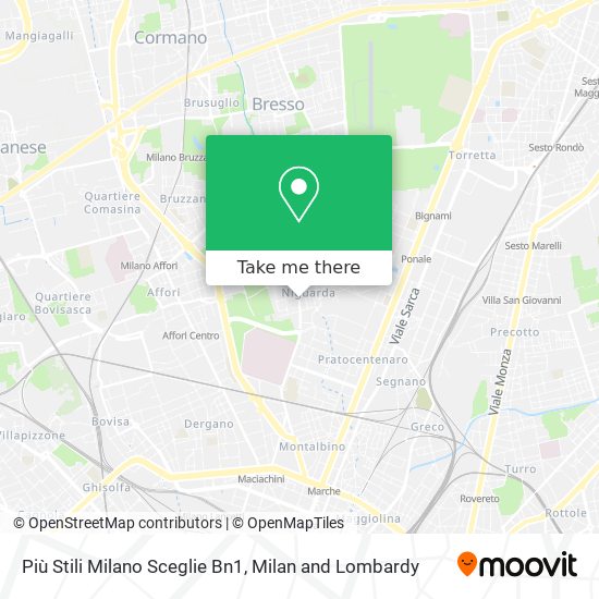 Più Stili Milano Sceglie Bn1 map