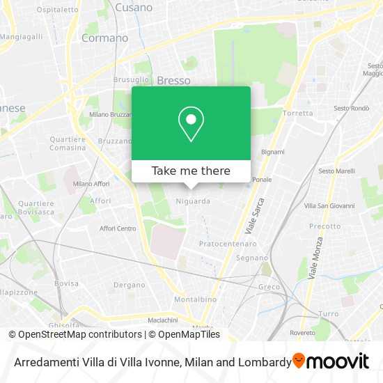 Arredamenti Villa di Villa Ivonne map