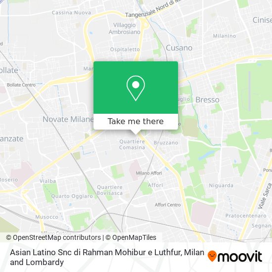Asian Latino Snc di Rahman Mohibur e Luthfur map