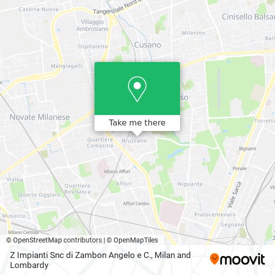 Z Impianti Snc di Zambon Angelo e C. map