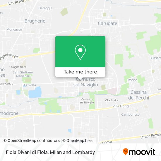 Fiola Divani di Fiola map