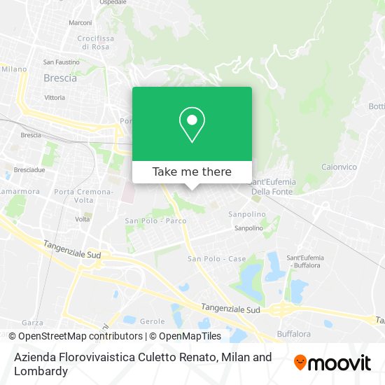 Azienda Florovivaistica Culetto Renato map