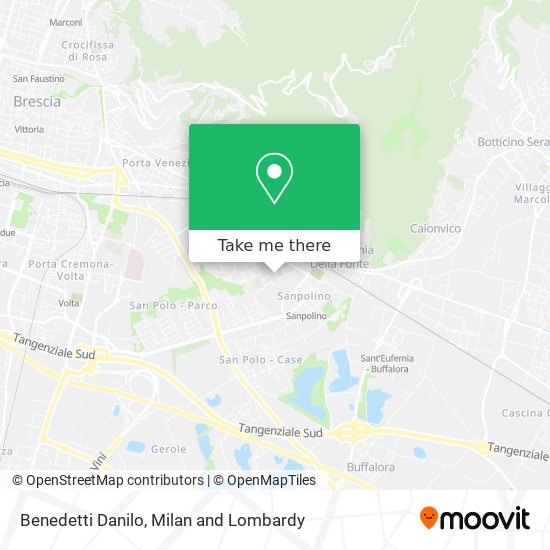 Benedetti Danilo map