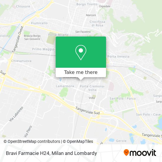 Bravi Farmacie H24 map