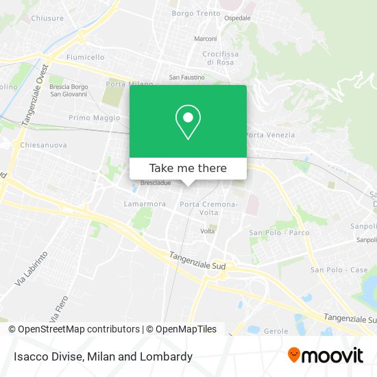 Isacco Divise map