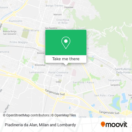 Piadineria da Alan map