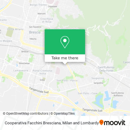 Cooperativa Facchini Bresciana map