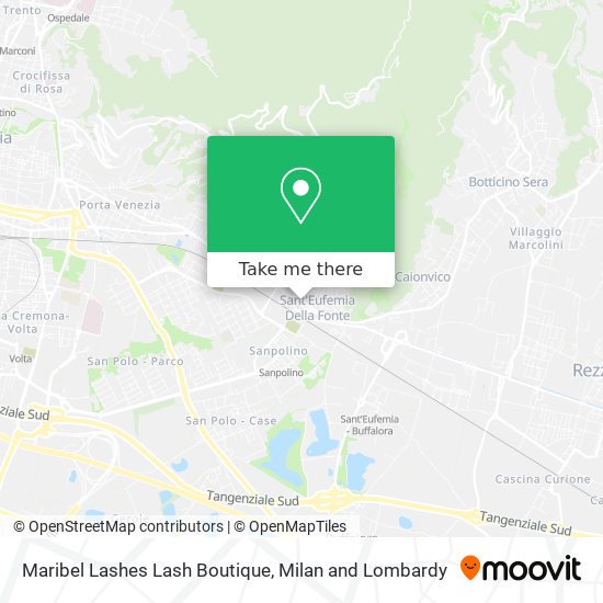 Maribel Lashes Lash Boutique map