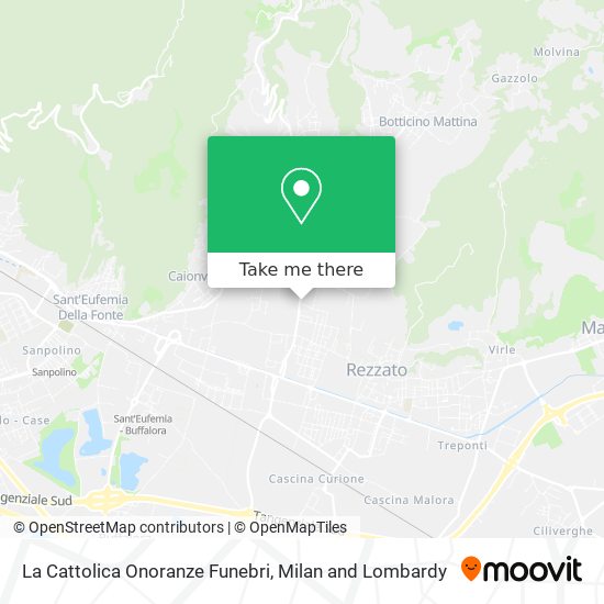La Cattolica Onoranze Funebri map