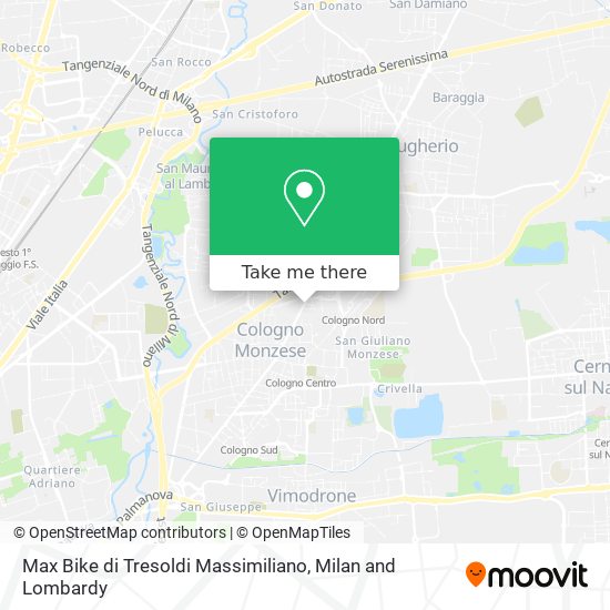 Max Bike di Tresoldi Massimiliano map