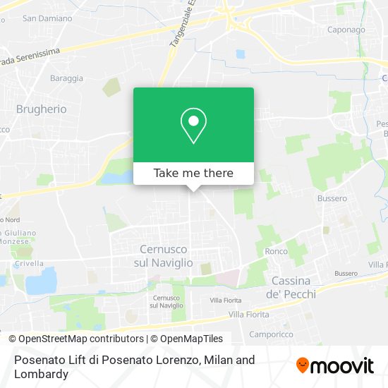 Posenato Lift di Posenato Lorenzo map