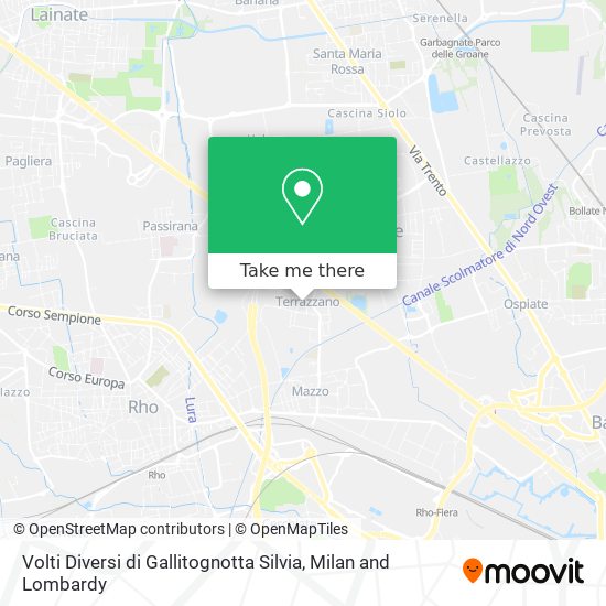 Volti Diversi di Gallitognotta Silvia map