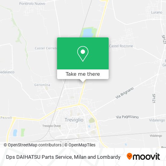 Dps DAIHATSU Parts Service map