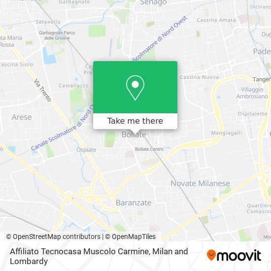 Affiliato Tecnocasa Muscolo Carmine map