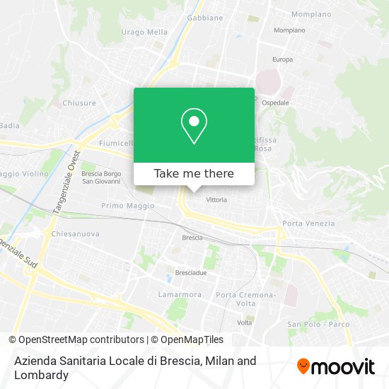 Azienda Sanitaria Locale di Brescia map