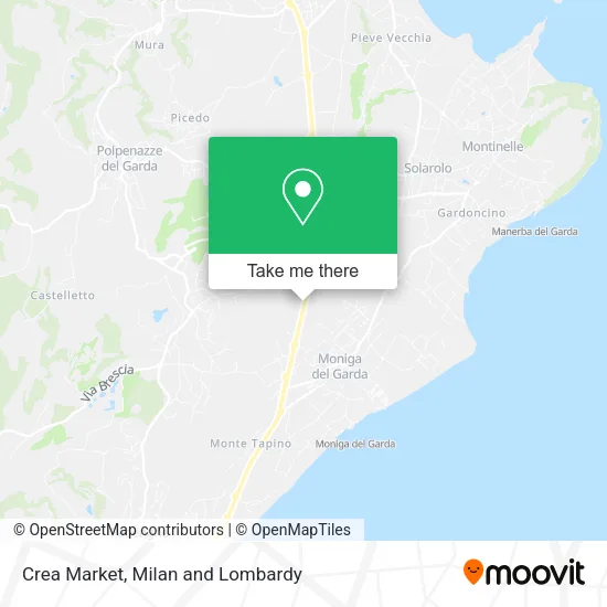 Crea Market map