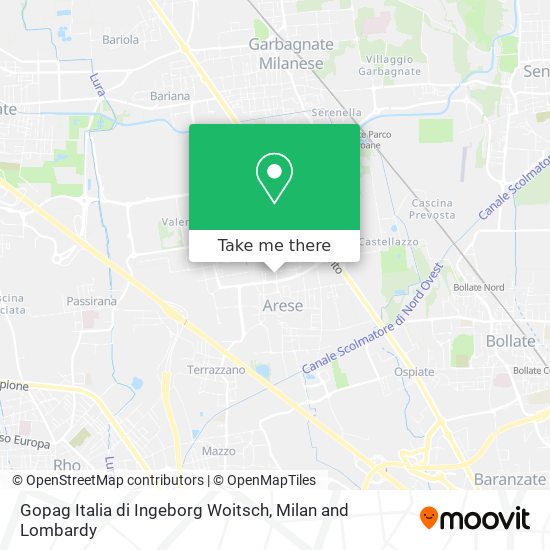 Gopag Italia di Ingeborg Woitsch map