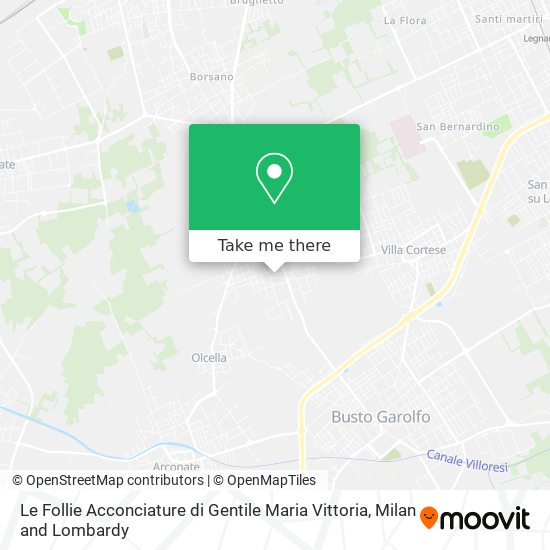 Le Follie Acconciature di Gentile Maria Vittoria map