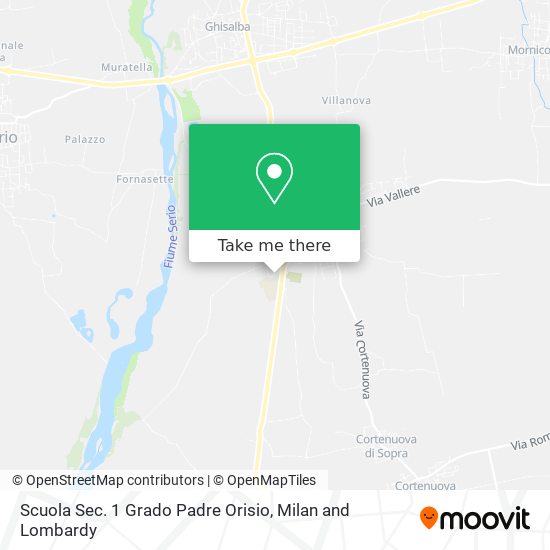 Scuola Sec. 1 Grado Padre Orisio map