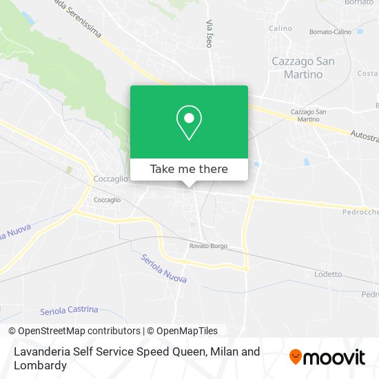 Lavanderia Self Service Speed Queen map