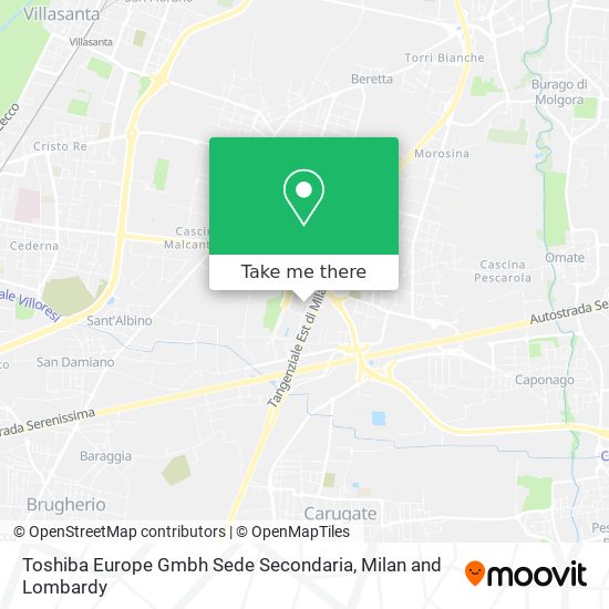 Toshiba Europe Gmbh Sede Secondaria map