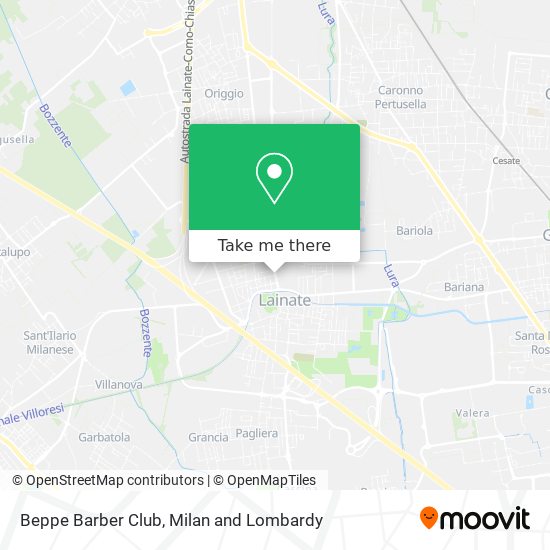 Beppe Barber Club map